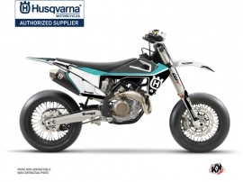 Husqvarna 450 FS Dirt Bike Legend Graphic Kit Turquoise