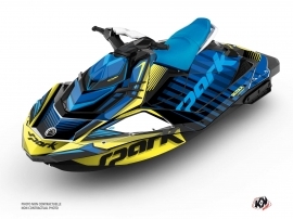 Seadoo Spark Jet-Ski Lineup Graphic Kit Blue Full