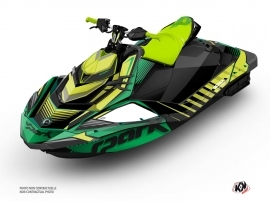 Seadoo Spark Jet-Ski Lineup Graphic Kit green