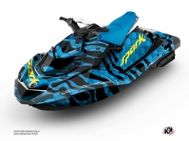 Seadoo Spark Jet-Ski Makro Graphic Kit Blue Full