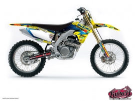 Suzuki 450 RMZ Dirt Bike Replica Team Pichon Graphic Kit 2013