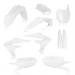 Kit Plastiques ACERBIS Moto Cross YAMAHA YZF 250 Blanc 2019 FULL