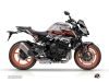 Yamaha MT 10 Street Bike Channel Graphic Kit Grey