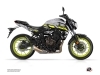 Yamaha MT 07 Street Bike Channel Graphic Kit Yellow