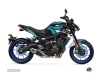 Yamaha MT 09 Street Bike Sanctuary Graphic Kit Blue