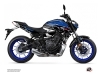 Yamaha MT 07 Street Bike Conquer Graphic Kit Blue