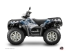 Polaris 1000 Sportsman Forest ATV Vintage Graphic Kit Grey Blue