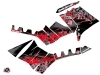 Polaris 1000 Sportsman Forest ATV Vintage Graphic Kit Black Red