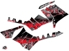 Polaris 550 Sportsman Touring ATV Vintage Graphic Kit Black Red