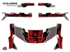 Polaris Ranger XP 1000 UTV Chaser Graphic Kit Red