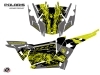 Polaris RZR Turbo S UTV Chaser Graphic Kit Yellow