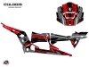 Polaris RZR S 1000 4 doors UTV Chaser Graphic Kit Red