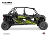 Polaris RZR S 1000 4 doors UTV Chaser Graphic Kit Yellow