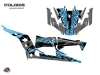 Polaris RZR XP 1000 4 doors UTV Chaser Graphic Kit Blue