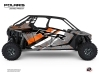 Polaris RZR PRO XP UTV 4 doors Epik Graphic Kit Grey