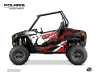 Polaris RZR S 1000 UTV Stun Graphic Kit White