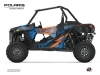 Kit Déco SSV Stun Polaris RZR XP Turbo Bleu