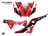 Polaris RZR XP Turbo UTV Stun Graphic Kit Red