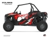 Polaris RZR XP Turbo UTV Stun Graphic Kit Red