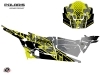 Polaris RZR S 1000 4 doors UTV Stun Graphic Kit Yellow