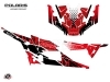 Polaris RZR XP 1000 4 doors UTV Stun Graphic Kit Red