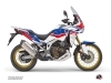 Honda Africa twin Adventure Sport Street Bike Run Graphic Kit White