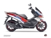 Honda PCX 125 Maxiscooter Run Graphic Kit White