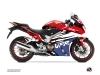 Honda VFR 800  Street Bike Nineties Graphic Kit Red