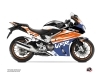 Honda VFR 800  Street Bike Nineties Graphic Kit White