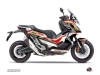 Honda X-ADV Maxiscooter Run Graphic Kit Black