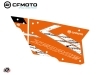 Kit Déco Portes Complètes PCZ12 CF Moto Zforce 500-550-800-1000 Orange