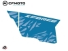 Kit Déco Portes Complètes PCZ14 CF Moto Zforce 500-550-800-1000 Bleu