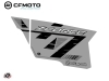 Kit Déco Portes Complètes PCZ15 CF Moto Zforce 500-550-800-1000 Gris