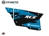 Kit Déco Portes Complètes PCZ18 CF Moto Zforce 500-550-800-1000 Bleu