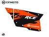Kit Déco Portes Complètes PCZ18 CF Moto Zforce 500-550-800-1000 Orange