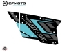 Kit Déco Portes Complètes PCZ9 CF Moto Zforce 500-550-800-1000 Turquoise