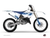 Yamaha 250 YZ Dirt Bike Replica Graphic Kit White Blue
