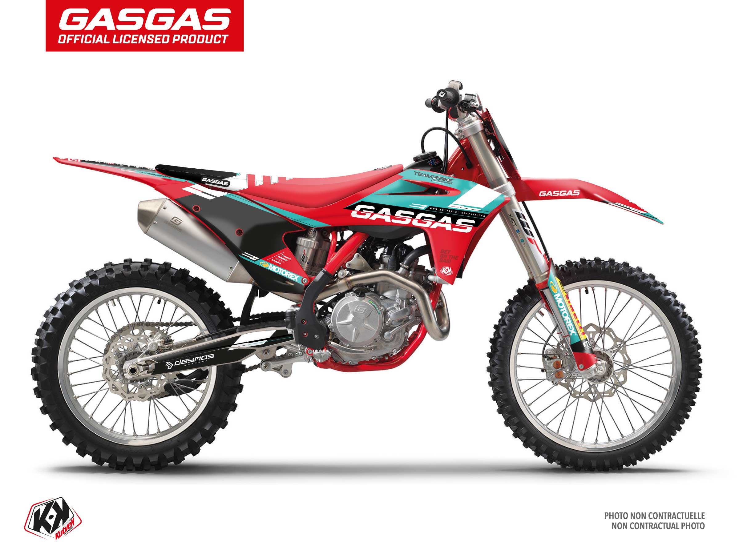 Gasgas Mc 125 Dirt Bike Replica Team Rbike K22 Graphic Kit