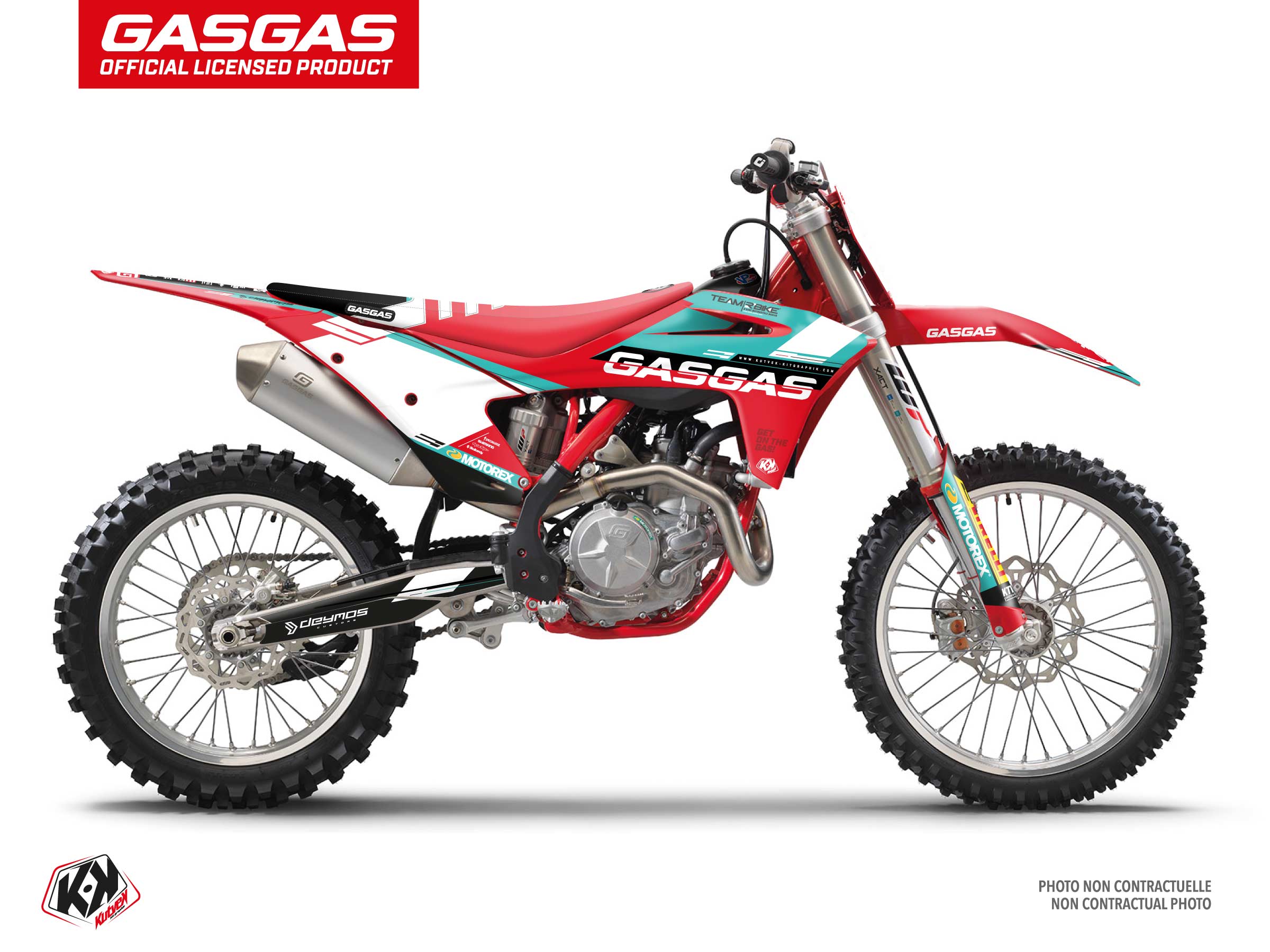 Gasgas Ex 300 Dirt Bike Replica Team Rbike K22 Graphic Kit