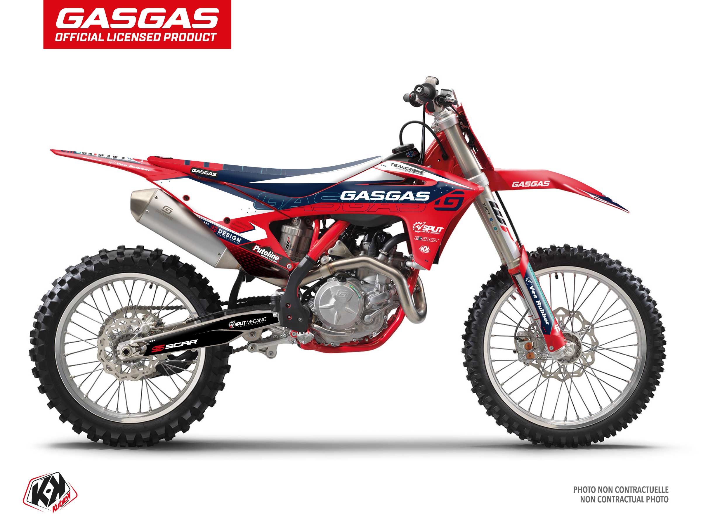 Gasgas Ex 300 Dirt Bike Replica Team Rbike K23 Graphic Kit