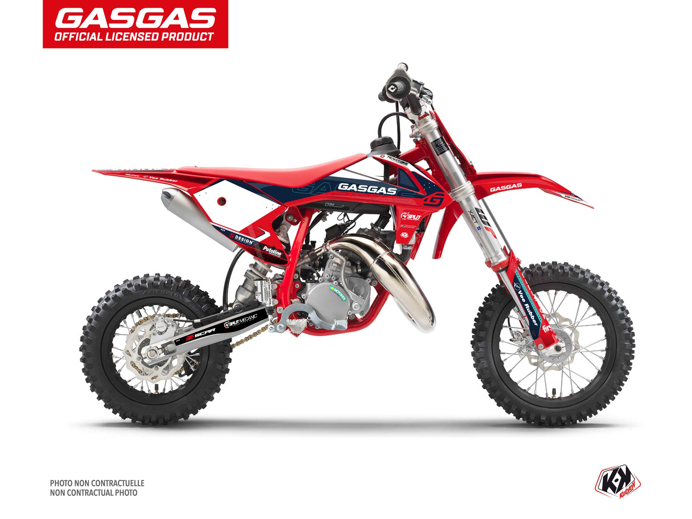 Gasgas Mc 50 Dirt Bike Replica Team Rbike K23 Graphic Kit