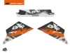 Kit Déco Sabot Moteur AXP Moto Delta KTM 790-890 Adventure Gris Orange