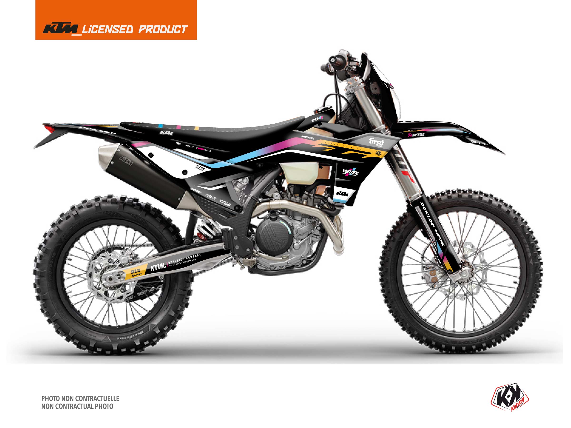 Ktm Exc Excf Dirt Bike Score Graphic Kit Colors