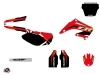 Honda 125 CR Dirt Bike League Graphic Kit Gold