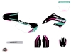 Honda 250 CR Dirt Bike League Graphic Kit Turquoise