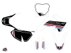 Honda 50 CRF Dirt Bike First Graphic Kit White