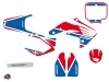 Honda 150 CRF Dirt Bike Wing Graphic Kit Blue