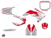 Honda 150 CRF Dirt Bike Wing Graphic Kit Grey