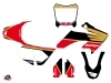 Honda 50 CRF Dirt Bike Wing Graphic Kit Gold