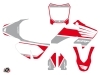 Honda 50 CRF Dirt Bike Wing Graphic Kit Grey